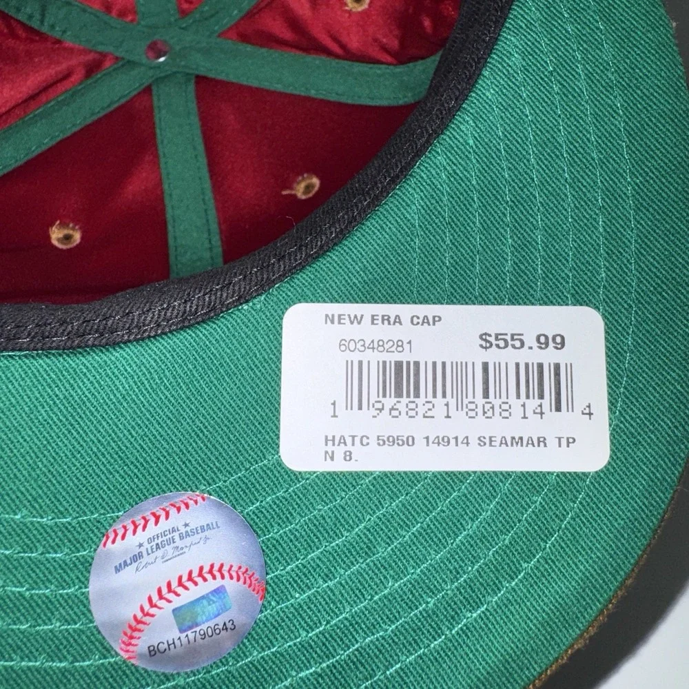 New Era Seattle mariners fitted hat club Brown 8